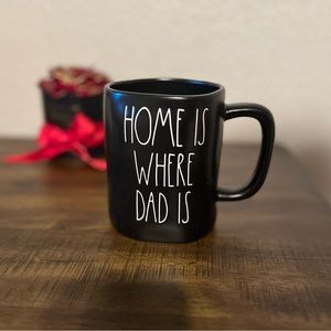 Rae Dunn Mug 🦸🏽”Home is where dad is”